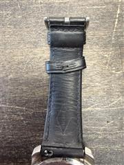 FOSSIL GRANT FS4812 Chronograph Black Dial Black Leather Strap Men’s Watch